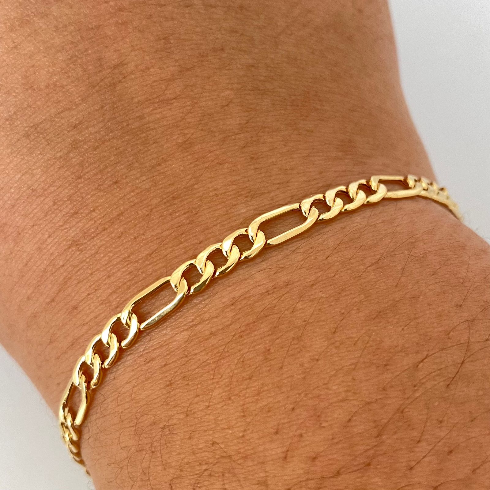 Pulso It 3x1 Oro amarillo 18k +1 / 3,3 Gr / 4,55 mm / 20 Cm